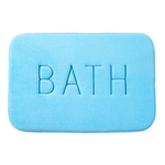 LAR Solid Color flanela Mats Bath Rug antiderrapante Pad Mats Tapete de Banho Cozinha 38 57 centímetros *