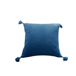 Solid Color Knitting Quadrado lance fronha para o sofá decoração de carro
