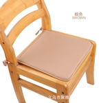 Solid Color Sponge Pad Chair Almofada para Student Use com Tie Rope