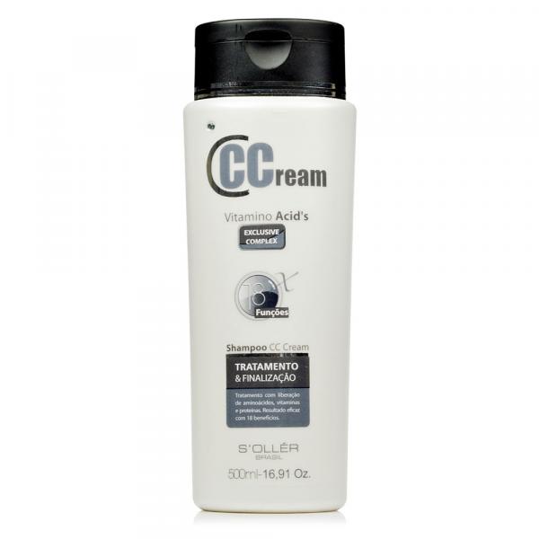 Sollér CC Cream Vitamino Acids Shampoo - 500ml - Sollér