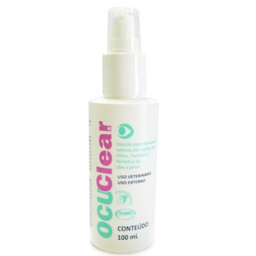 Solução em Spray para Higienização Externa de Olhos e Focinhos Ocuclear Ecovet - 100ml