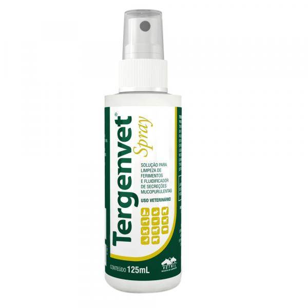 Solução Spray para Limpeza de Ferimentos Tergenvet Vetnil - 125 ML