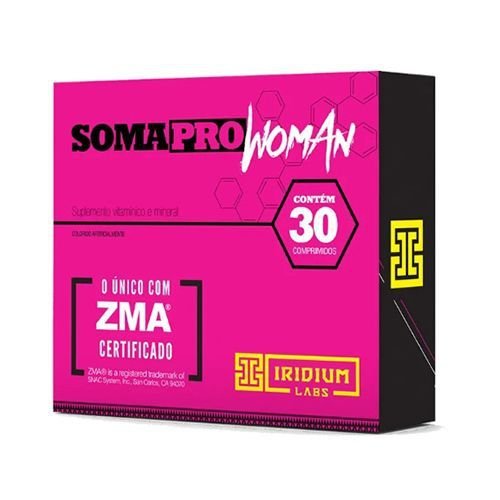 Somapro Woman com ZMA - 30 Comprimidos - Iridium