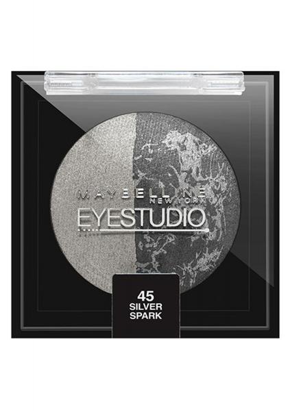 Sombra Eyestudio Maybelline Duo - 45 Silver Spark