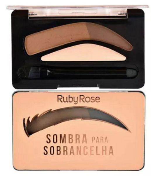 Sombra para Sobrancelha Ruby Rose Ebony Maquiagem Blogueira