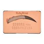 Sombra Para Sobrancelha Ruby Rose HB-9355 Maquiagem Com Prime Medium Brow 1