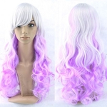 Soowee 13 cores ondulado Mulheres peruca de alta fibra Temperatura sintética peruca longa Ombre Cabelo Cosplay Perucas