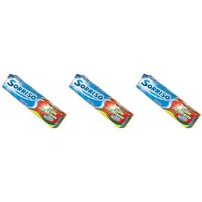 Sorriso Creme Dental Super Refrescante 90g - Kit com 03