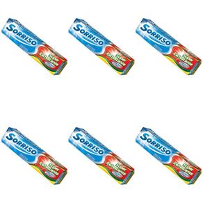 Sorriso Creme Dental Super Refrescante 90g - Kit com 06