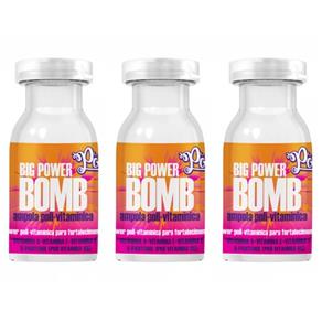 Soul Power Big Power Bomb Ampola 12ml - Kit com 03
