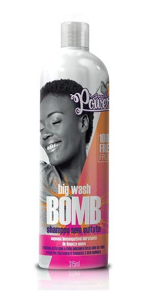 Soul Power Shampoo Sem Sulfato Big Wash Bomb - 315ml