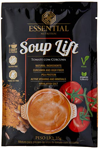 Soup Lift - 10 Sachês 35g Tomate com Cúrcuma - Essential Nutrition, Essential Nutrition