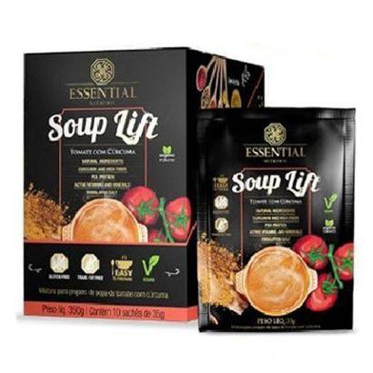 Soup Lift - 10 Sachês 35g Tomate com Cúrcuma - Essential Nutrition