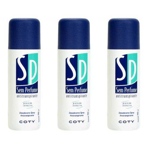 Sp S/ Perfume Desodorante Spray 90ml (kit C/03)