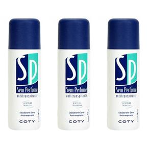 Sp se Perfume Desodorante Spray 90ml - Kit com 03