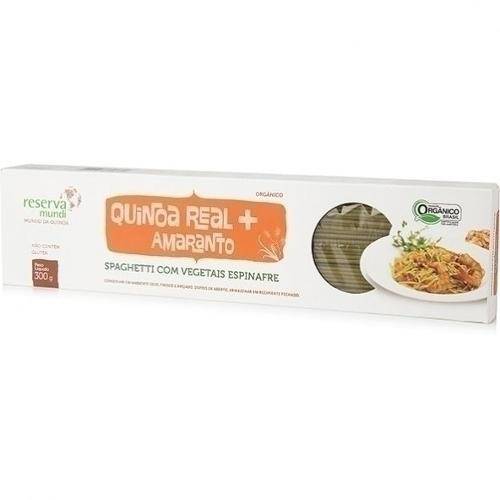 Spaghetti Verde de Quinoa e Amaranto 300g Mundo da Quinoa