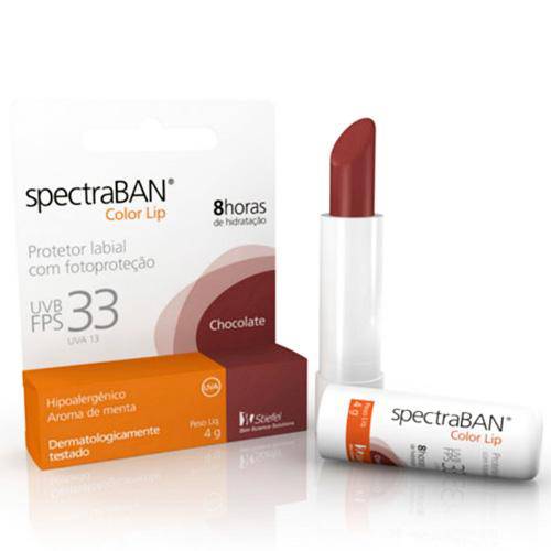 Spectraban Color Lip Protetor Labial Chocolate Fps 33 4g