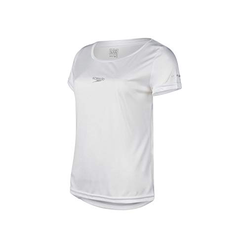 Speedo Camiseta Interlock Uv50 Feminino Branco G