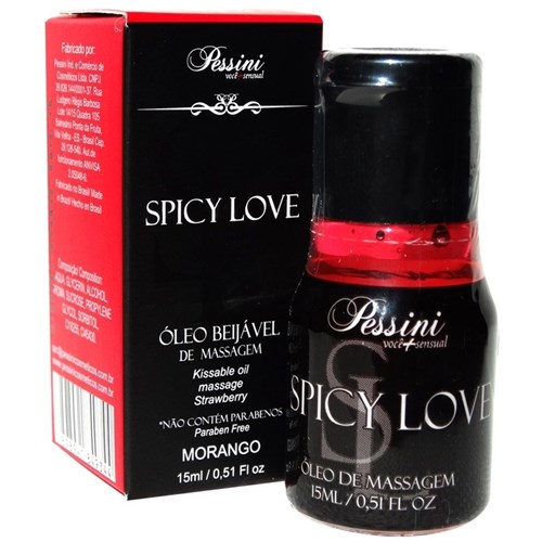 Spicy Love Hot Gel Comestível 15Ml Pessini