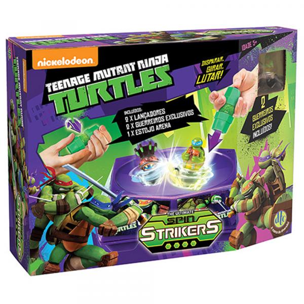 Spin Strikers Tartarugas Ninja - Estojo Arena - DTC