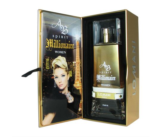 Spirit Millionaire Woman de Lomani Eau de Parfum Feminino 100 Ml