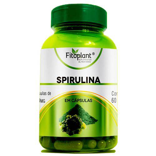 Spirulina 60 Capsulas 500 Mg Fitoplant