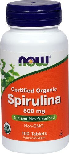 Spirulina Natural - Now Foods 500mg (100 Tabletes)