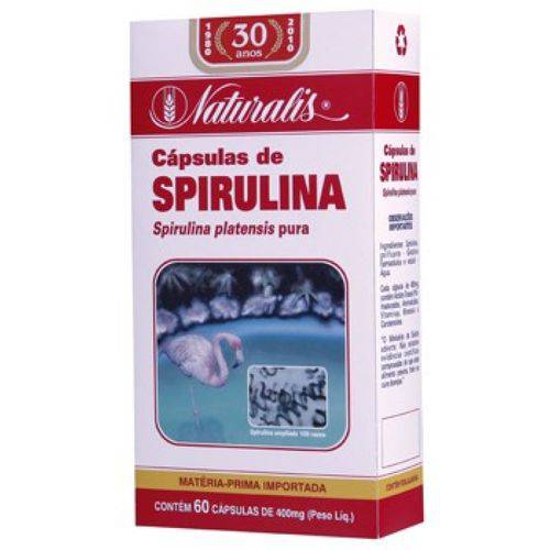 Spirulina Platensis 400 Mg. 60 Caps.