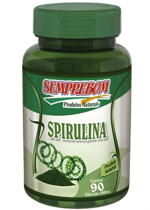 Spirulina - Semprebom - 60 Cápsulas - 500 Mg
