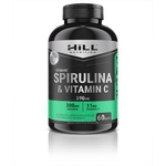Spirulina & Vitamina C Espirulina 60caps 390mg - Hill Nutri