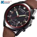 Mens Military Quartz Army Watch Black Date Luxury Sport Luminous Wrist Watch