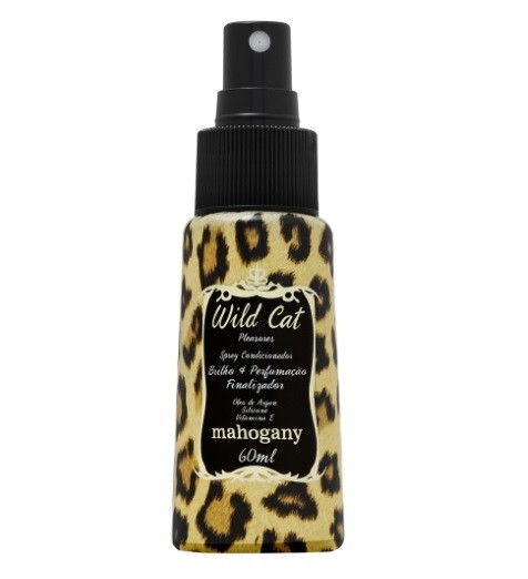 Spray Brilho e Perfumação para Cabelos Wild Cat 60Ml [Mahogany]