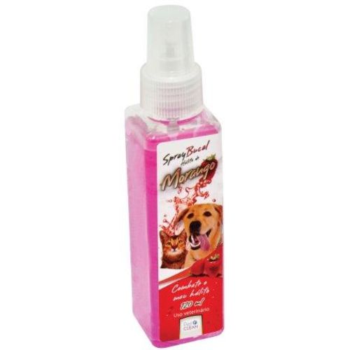Spray Bucal Pet Clean Morango 120ml