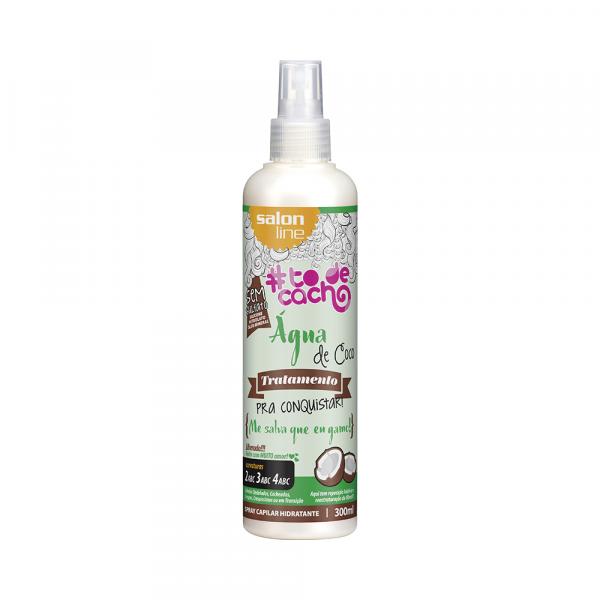 Spray Capilar Hidratante Àgua de Coco Tratamento Pra Conquistar Todecacho 300ml - Salon Line