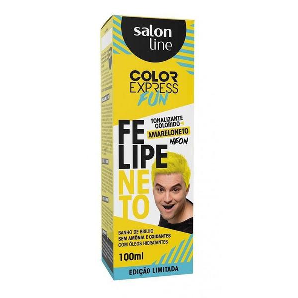 Spray Color Express Felipe Neto - Salon Line - Amareloneto 150ml