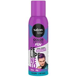 Spray Color Express Fun Felipe Neto Salon Line 85g - Roxoneto