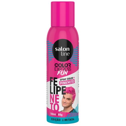Spray Color Express Fun Pinkneto Felipe Neto Salon Line 85g