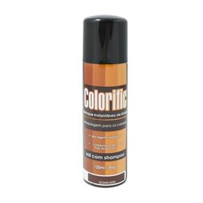 Spray Colorific Retoque Cabelo Barba Aspa - Castanho Médio