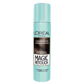 Spray Corretivo L'Oréal Paris Magic Retouch Capilar Castanho Escuro 75ml
