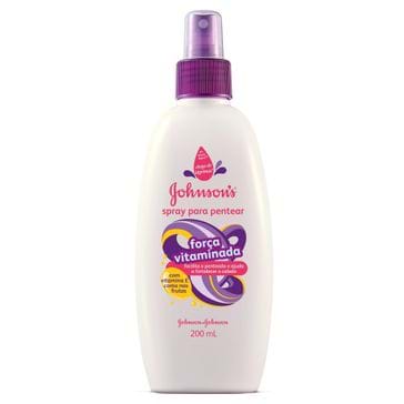 Spray Creme de Pentear Johnson & Johnson Força Vitaminada 200ml