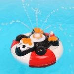 Spray de Beb¨º ¨¢gua Toy Bath Water Pump Eletr?nico spray Toy Float Rotate Toy Bath
