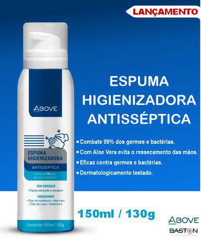 Spray Espuma Higienizadora P/ Mãos Antisséptica Above 150ml
