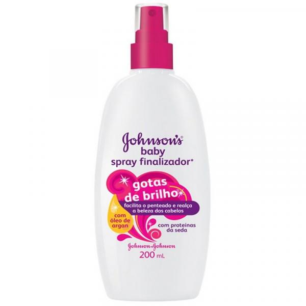 Spray Finalizador Johnson Baby Gotas de Brilho 200ml - Johnson Johnson