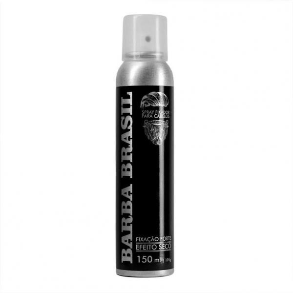 Spray Fixador Para Cabelos - Efeito Forte Seco - Barba Brasil