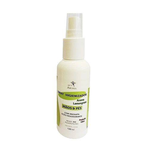 Spray Higienizador de Mãos e Pés Art´s Aroma120ml