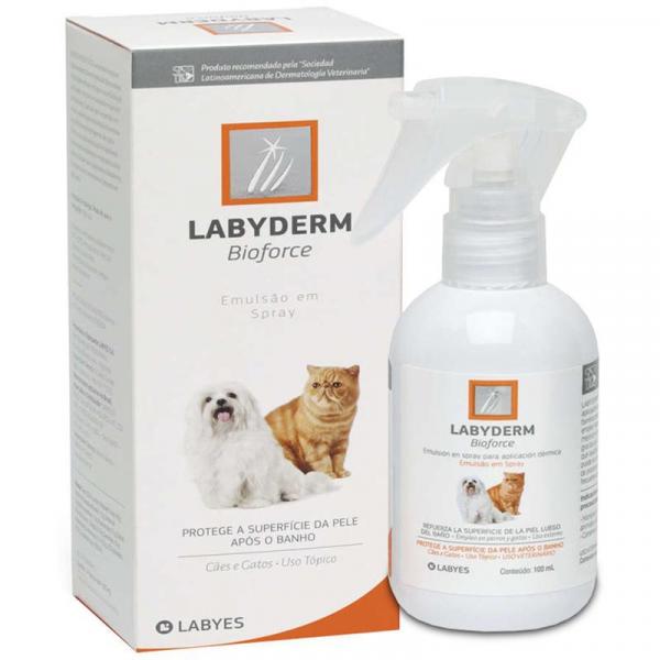Spray Labyderm Bioforce Labyes para Cães e Gatos 100ml