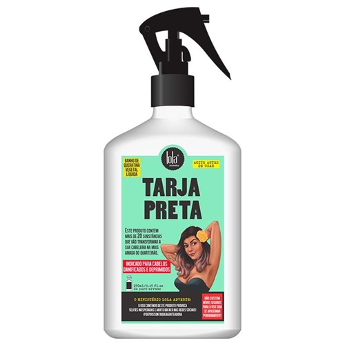Spray Lola Cosmetics Tarja Preta Queratina Vegetal Líquida - 250Ml
