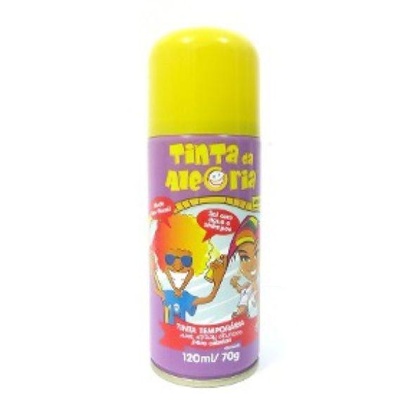 Spray para Cabelo Tinta da Alegria Amarelo 120 ML