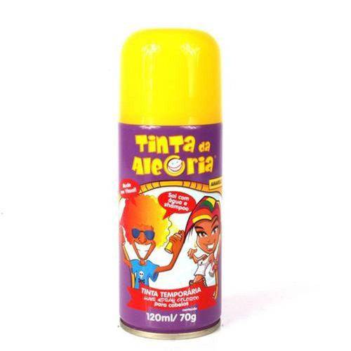 Spray para Cabelos Tinta da Alegria 120ml Amarelo