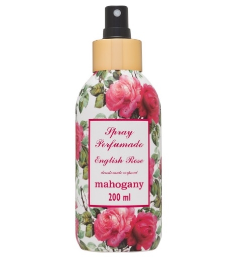 Spray Perfumado Desod. English Rose 200Ml [Mahogany]